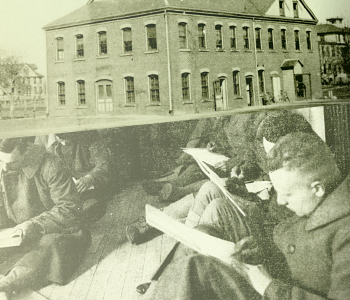 Archival photos related to intelligence testing